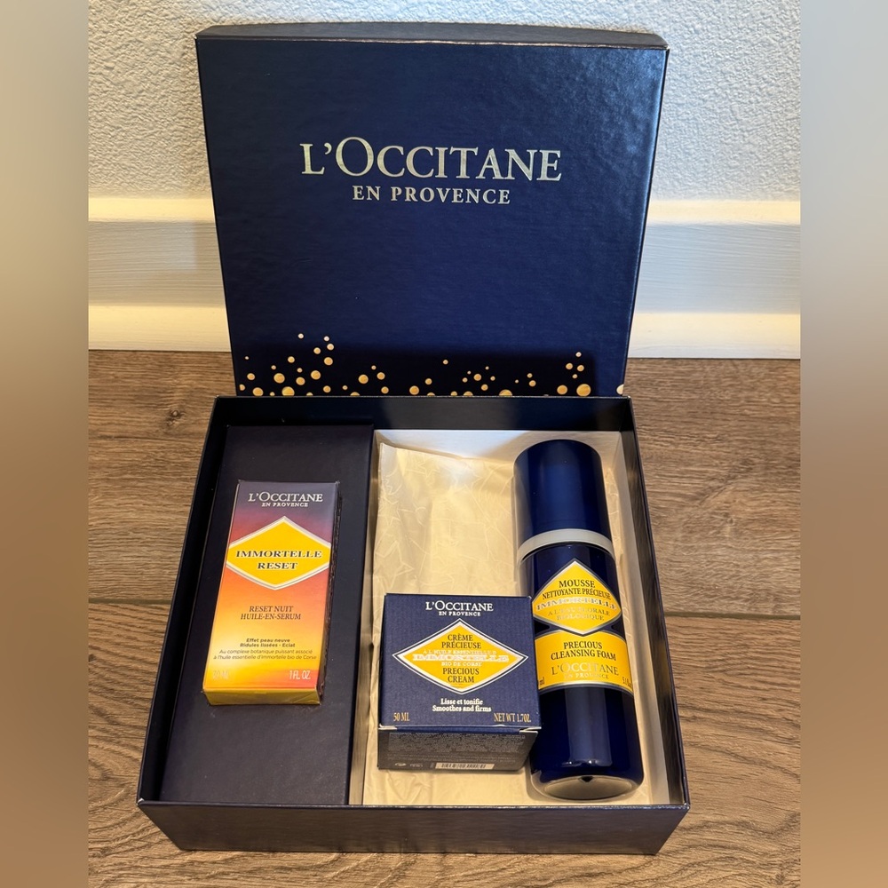 L'OCCITANE Immortelle Precious Collection - Serum, Cream & Cleansing Foam